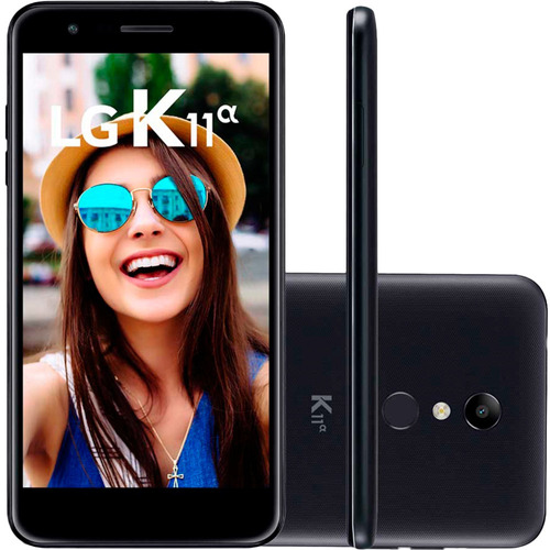 Smartphone LG K11 Alpha 16gb Tela 5.3'' Câmera 8mp Preto