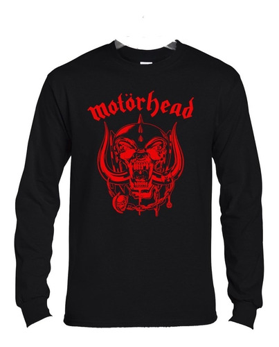 Polera Ml Motorhead Snaggletooth Rojo Metal Abominatron