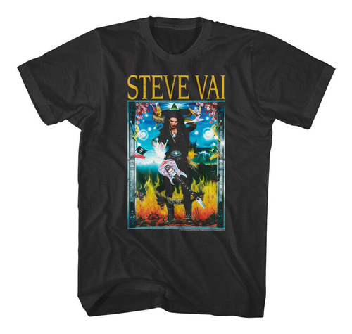 Nueva Playera Camiseta Steve Vai Guitarrista Compositor Cant