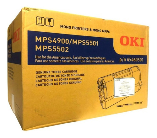 Toner Oki Mps4900 P/n 45460501 Rend: 36,000pag Original New!