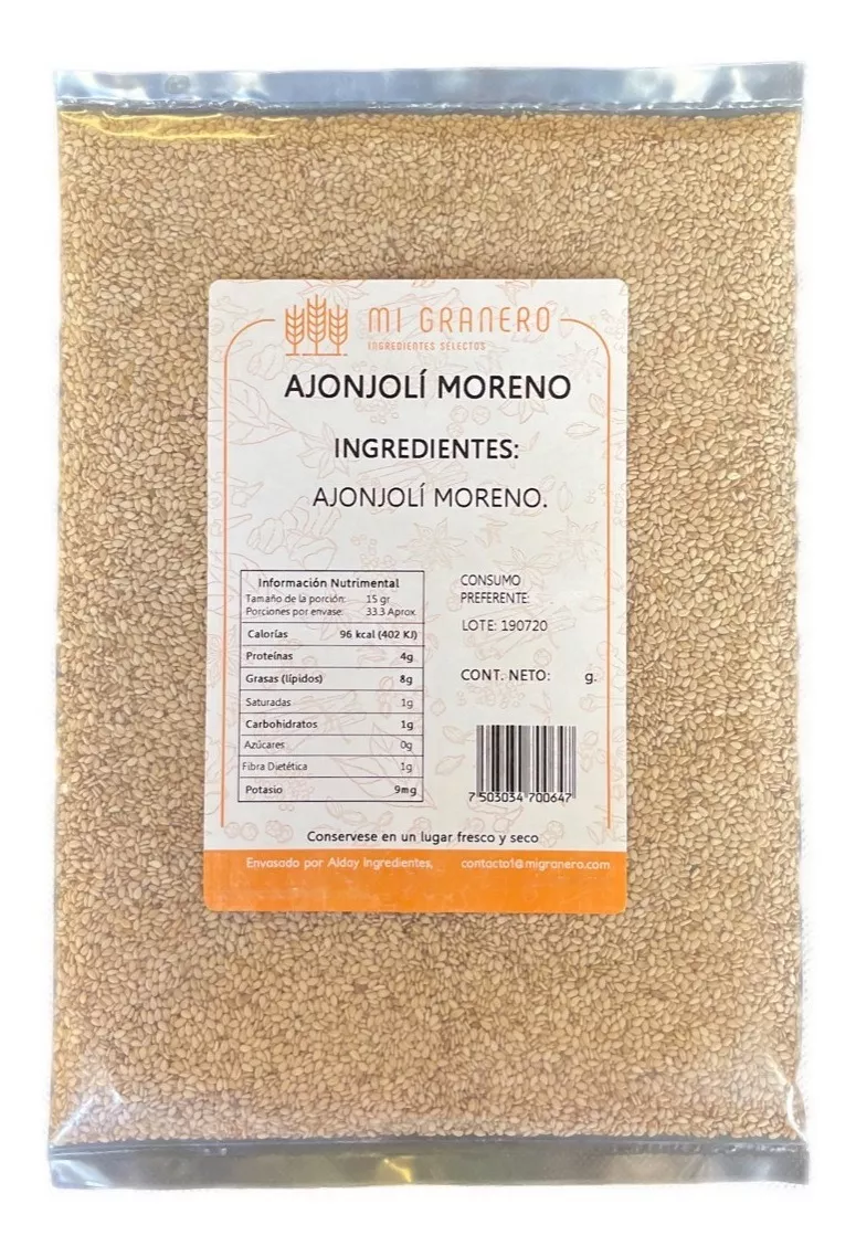 Primera imagen para búsqueda de ajonjoli caramelizado