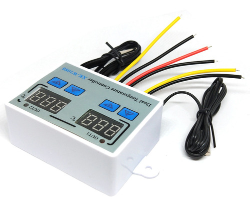 Dual Digital Thermostat Temperature Controller Two Relay