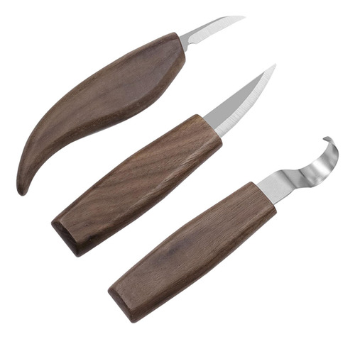 Juego De Herramientas Para Tallar Madera De 3 Uds., Cortador