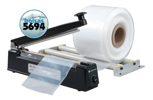 Rollo 45 Cm Bolsa Tubo Polietileno 100 Mic Bobina 50 Metros