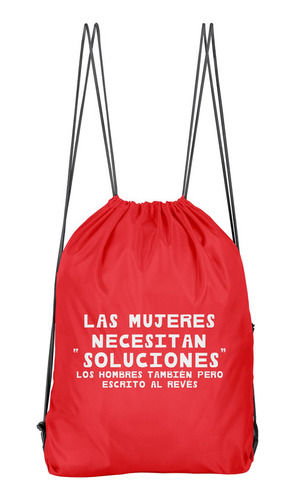 Bolso Deportivo Las Mujeres Necesitan (d0739 Boleto.store)