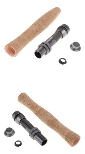 2 Piece Cork Fly Fishing Rod Handle With