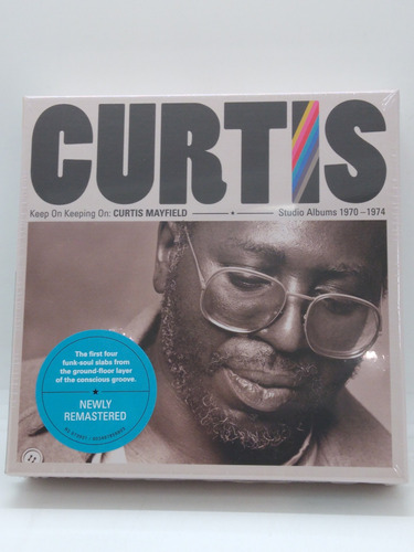 Curtis Mayfield Keep On Keeping On 1970/1974 Cd X 4 Nuevo