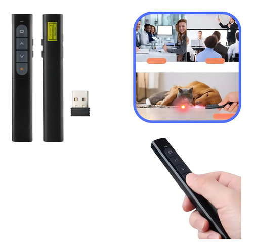 Caneta Power Point Laser Wireless Slides Apresentação Canva