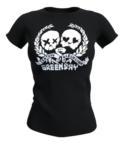 Polera Mujer Diseño Green Day Algodón 100%, Album 21 Century