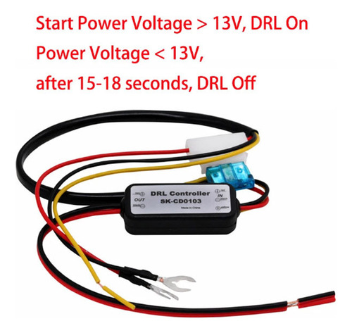 Controlador Drl Para Auto Encendido Luz Led Diurnas 12-18v