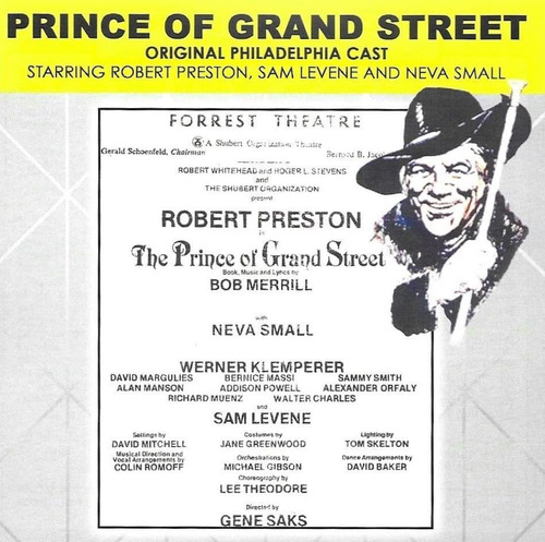 Cd: Prince Of Grand Street - Número De Estreno De Robert Pre