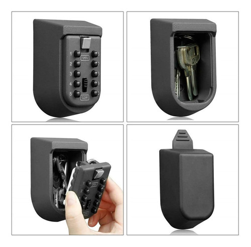Combinación Botón Pulsador Para Montaje En Pared, Cerradura