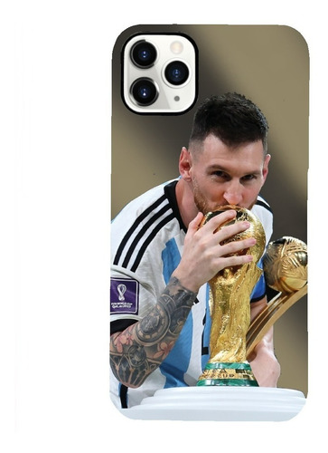 Imagen 1 de 1 de Funda Campeones Del Mundo Messi Besando La Copa