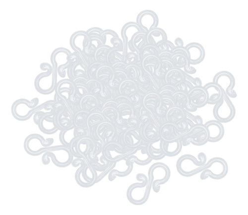 L 4 X 100x Ganchos Para Cortina De Ducha Anillos Para