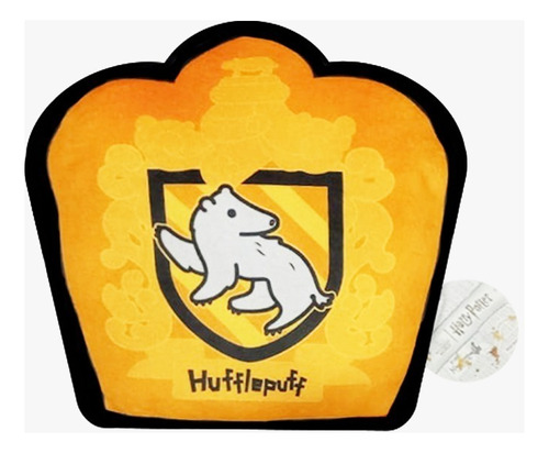 Cojin De Hufflepuff Casas De Hogwarts De Harry Potter Color Naranja Claro