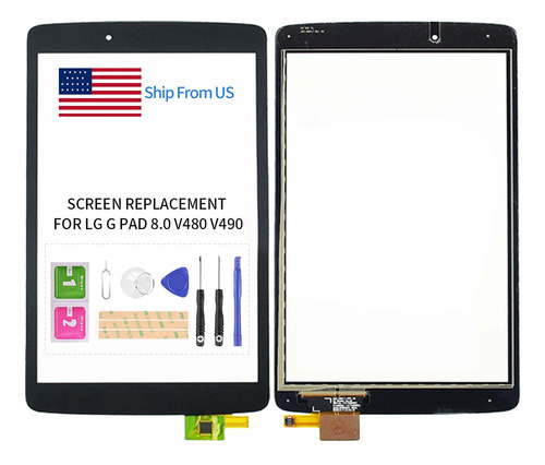Reemplazo Pantalla Para LG Pad Tactil Digitalizador Lente