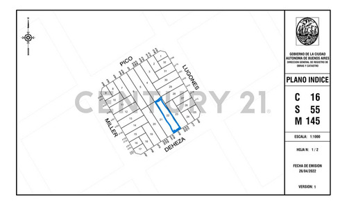 Venta De Lote En Saavedra - Excelente Zona - 352m2 - Zonificacion Usab1