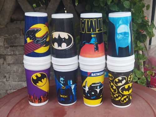 Pepsi Vasos Batman 90s Colección   8pzas Colección Completa 