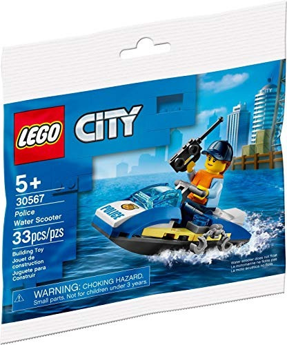 Set De Construcción Lego City Police Water Scooter De 33 Pie