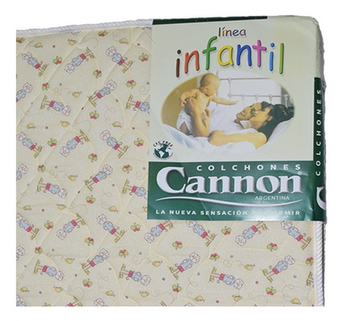 Colchon Cannon Cuna Funcional 140*80*10cm Matelase 