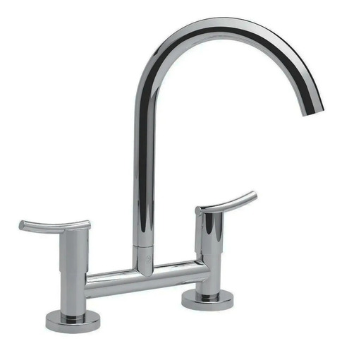 Griferia Cocina De Mesada Fv Libby Cromo 0428/39 Lever