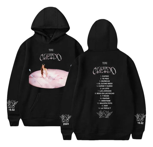 Sudadera Con Capucha Tini Stoessel Cupido Albume Merch Tini