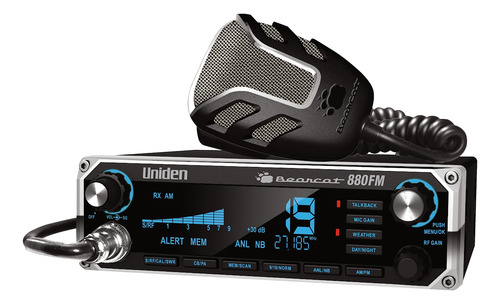 Radio Cb 880fm 40 Canales Modo Dual Am Fm Pantalla Lcd Negro