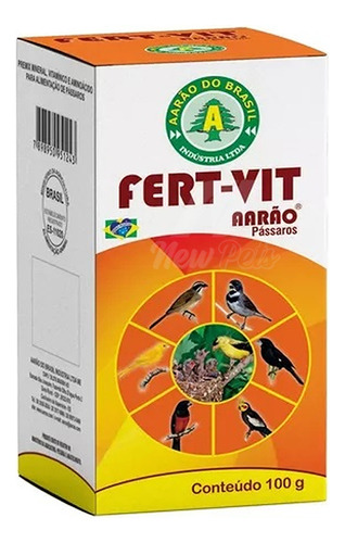 Fert-vit Aarão - 100g - Fertilidade Em Pássaros