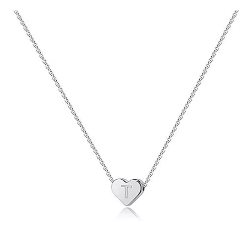 Collar CORAZÓN con INICIAL para NIÑAS