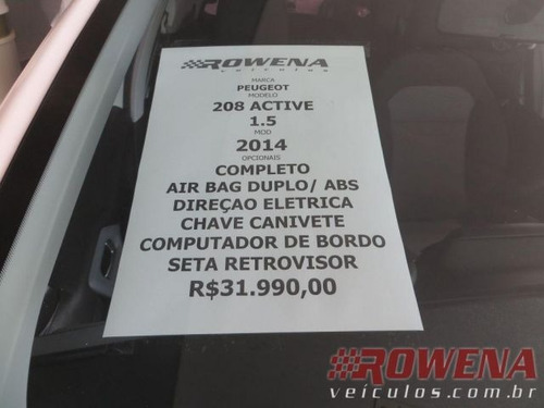 208 Active Pack 1.5 8v Flex Completo
