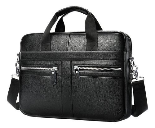 Maletín De Cuero Para Hombres Bolso Para Computadora