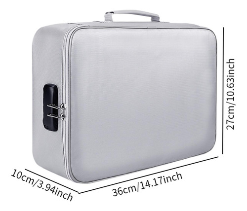 Bolsa Para Documentos À Prova De Fogo, Capa Para Cartão