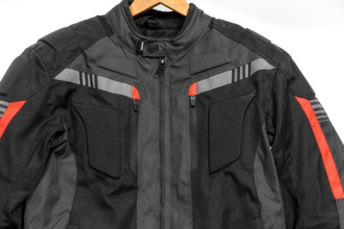 Chamarra Motociclista De Neopreno Con Protecciones Nafe