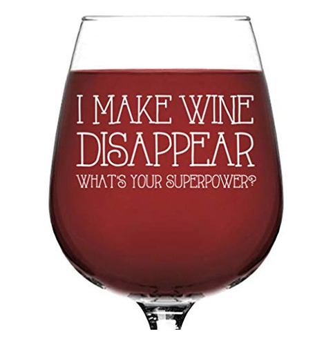 I Make Wine Disappear - Divertida Copa De Vino  El Mejor Re