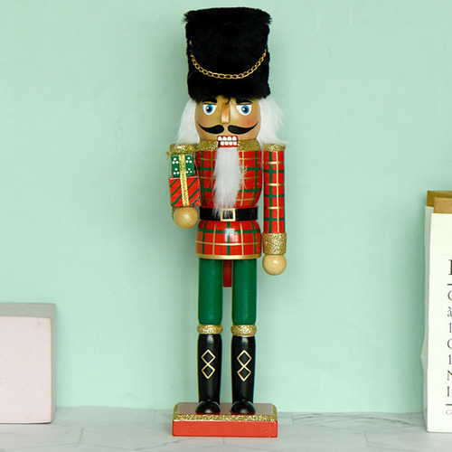 Escultura De Figura De Cascanueces, Decoración Navideña,
