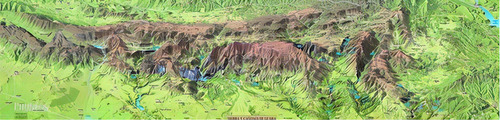 Sierra Y Caãâ±ones De Guara - Mapa Panoramico, De Angulo Bernard, Miguel. Editorial Sua Edizioak, Tapa Blanda En Español