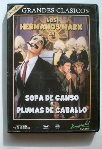 Dvdx2 - Hermanos Marx - Sopa De Ganso - Plumas De Caballo