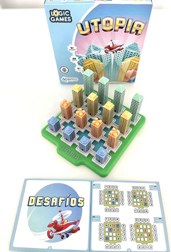 Utopia Juego De Lógica E Ingenio 50 Retos Logic Games