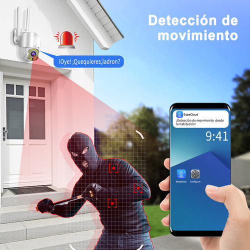 2nlf® Cámara De Seguridad Vigilancia Camara Wifi 5g/2.4g 5mp