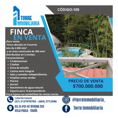 Finca en venta