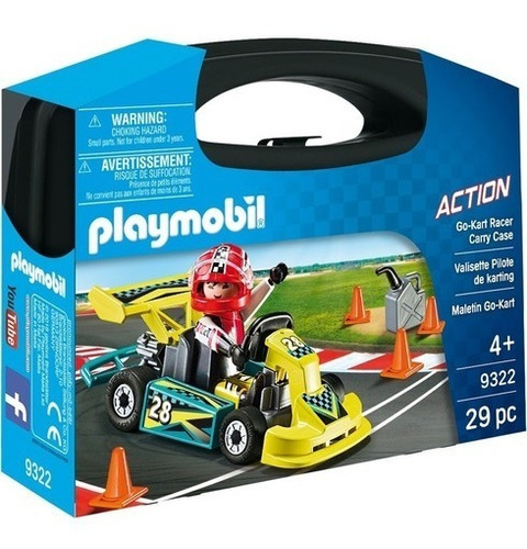 Playmobil Action Maletín Go Kart 9322 Intek