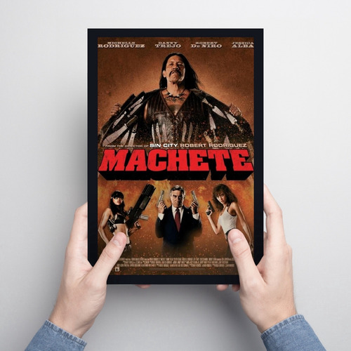 Cuadro 20x30 Pelicula Machete 009