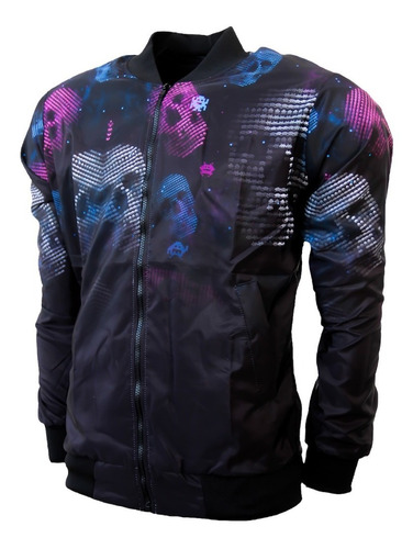 Chamarra Bomber Jacket Calaca Invader