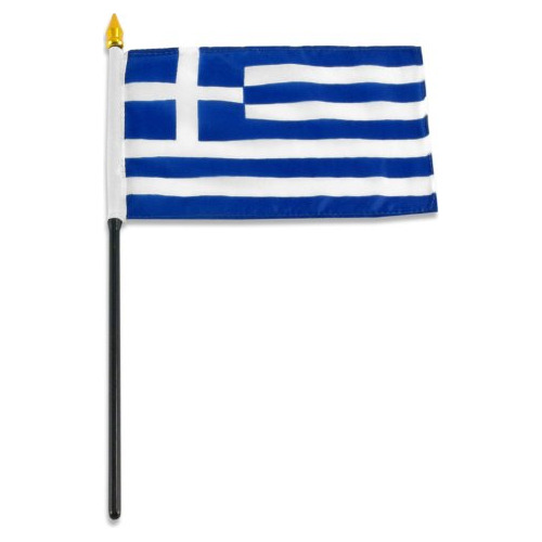 Bandera De Grecia 4 X 6 Pulgadas