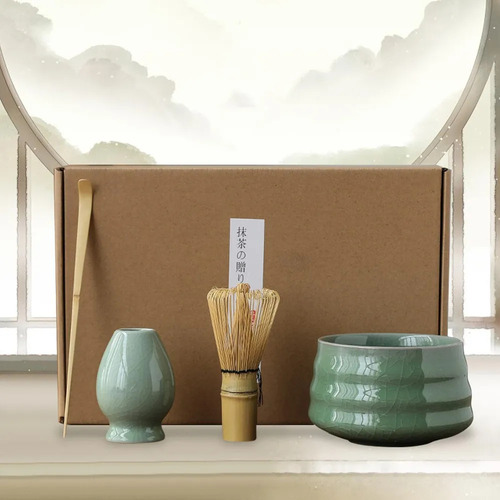 Juego De Té Japonés Matcha 4 En 1 Para Utensilios De Té