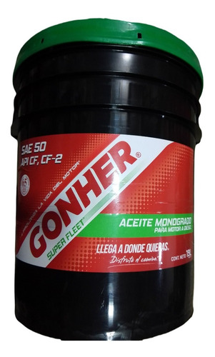 Aceite Diesel Sae 50 Gonher Paila 19 Litros