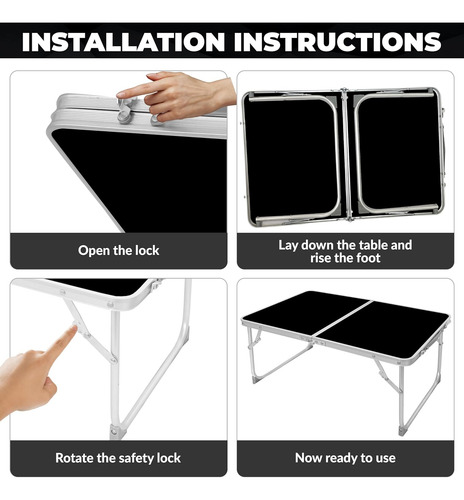 Soporte De Mesa Plegable Computadora Portátil Cama, Ba...
