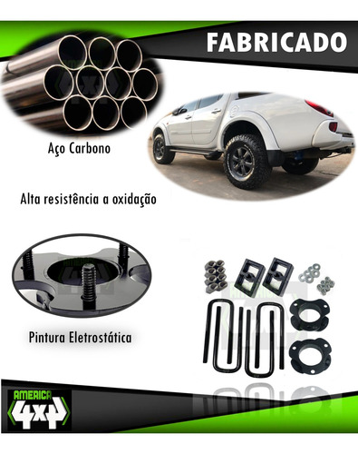 Kit Lift Susp 2 Pol Triton 2008 A 2023 Com Prolongador