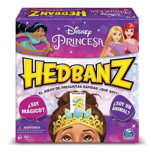 Games: Juego De Mesa - Hedbanz Disney Princesas