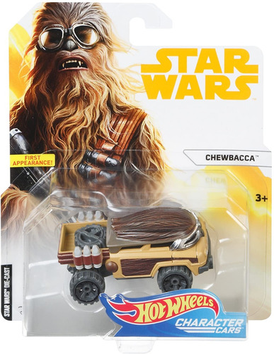 Hot Wheels Star Wars Die-cast Chewbacca Character Cars 2017